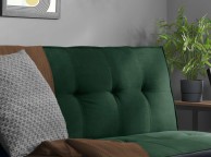 Birlea Aurora Green Velvet Fabric Sofa Bed Thumbnail