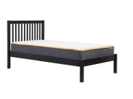 Birlea Nova 3ft Single Black Wooden Bed Frame Thumbnail