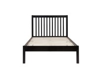 Birlea Nova 3ft Single Black Wooden Bed Frame Thumbnail