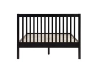 Birlea Nova 5ft Kingsize Black Wooden Bed Frame Thumbnail