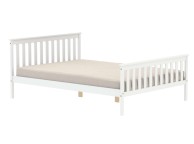 Birlea Oxford 4ft6 Double White Wooden Bed Frame Thumbnail