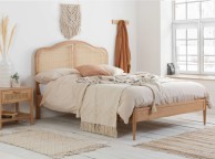 Birlea Leonie Oak And Rattan 5ft Kingsize Bed Frame Thumbnail