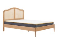 Birlea Leonie Oak And Rattan 4ft6 Double Bed Frame Thumbnail