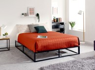 GFW Platform 4ft6 Double Black Metal Bed Frame Thumbnail