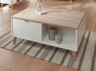 GFW Alma Coffee Table in White And Oak Thumbnail