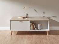 GFW Alma Coffee Table in White And Oak Thumbnail
