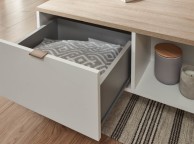 GFW Alma Coffee Table in White And Oak Thumbnail