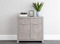 GFW Bloc Compact Sideboard In Concrete Grey Thumbnail