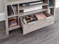 GFW Bloc Corner TV Unit In Concrete Grey Thumbnail