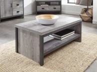 GFW Boston Simple Coffee Table in Grey Thumbnail