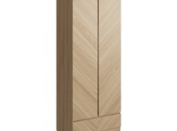 GFW Catania 2 Door 1 Drawer Wardrobe In Euro Oak Thumbnail