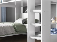 Flair Furnishings Wizard L Shape Bunk Bed In White Thumbnail