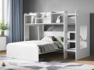 Flair Furnishings Wizard L Shape Triple Sleeper Bunk Bed In White Thumbnail