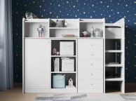 Flair Furnishings Wizard Junior White High Sleeper Storage Station Thumbnail