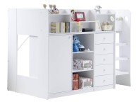 Flair Furnishings Wizard Junior White High Sleeper Storage Station Thumbnail