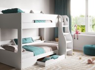 Flair Furnishings Flick White Bunk Bed Thumbnail