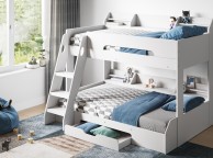 Flair Furnishings Flick White Triple Sleeper Bunk Bed Thumbnail