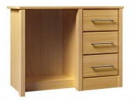 Kingstown Serena Oak Single Dressing Table Thumbnail