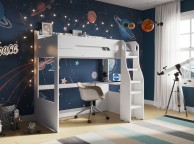 Flair Furnishings Cosmic White High Sleeper Bed Thumbnail