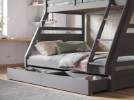 Flair Furnishings Ollie Grey Triple Sleeper Bunk Bed Thumbnail