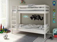 Noomi Nora White Wooden Bunk Bed Thumbnail