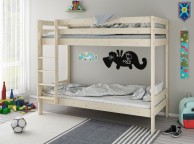 Noomi Nora Wooden Bunk Bed In Natural Pine Thumbnail