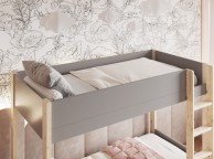 Noomi Tipo Grey Wooden Bunk Bed With Trundle Thumbnail