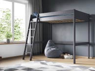 Noomi Tera Small Double Grey Wooden Highsleeper Bed Thumbnail