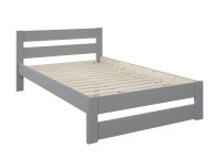 Noomi Tera 4ft Small Double Grey Wooden Bed Frame Thumbnail