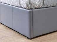 GFW End Lift Ottoman 5ft Kingsize Grey Faux Leather Bed Frame Thumbnail