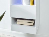 GFW Galicia White Gloss LED Wall Hanging Shelf Unit Thumbnail