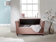 GFW Genoa Ottoman Storage Window Seat In Blush Pink Thumbnail