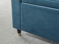 GFW Genoa Ottoman Storage Window Seat In Teal Fabric Thumbnail