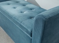 GFW Genoa Ottoman Storage Window Seat In Teal Fabric Thumbnail