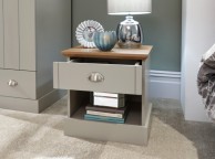 GFW Kendal 1 Drawer Bedside In Grey Thumbnail