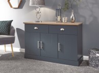 GFW Kendal Large Sideboard In Slate Blue Thumbnail