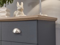 GFW Kendal Compact Sideboard In Slate Blue Thumbnail