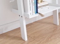 GFW Kempton 5 Tier Ladder Style Wall Rack In White Thumbnail