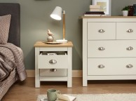 GFW Lancaster 2 Drawer Bedside In Cream Thumbnail