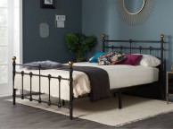 Birlea Atlas 4ft Small Double Black Metal Bed Frame Thumbnail