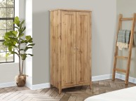 Birlea Hampstead Oak Finish 2 Door Wardrobe Thumbnail