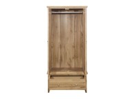 Birlea Hampstead Oak Finish 2 Door 1 Drawer Wardrobe Thumbnail