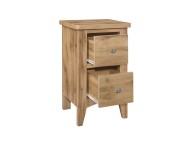 Birlea Hampstead Oak Finish 2 Drawer Bedside Thumbnail