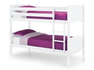 Julian Bowen Bella Surf White Wooden Bunk Bed Thumbnail