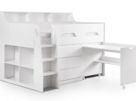 Julian Bowen Jupiter Midsleeper Bed In White Thumbnail