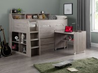 Julian Bowen Jupiter Midsleeper Bed In Grey Oak Thumbnail