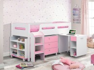 Julian Bowen Kimbo Pink Cabin Bed Frame Thumbnail