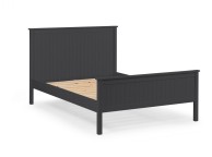 Julian Bowen Maine 5ft Kingsize Anthracite Wooden Bed Frame Thumbnail