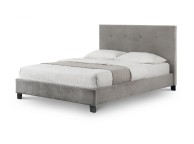 Julian Bowen Shoreditch 5ft Kingsize Grey Fabric Bed Frame Thumbnail