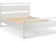 Julian Bowen Venice 4ft6 Double Surf White Wooden Bed Frame Thumbnail